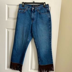 Jean with tassels